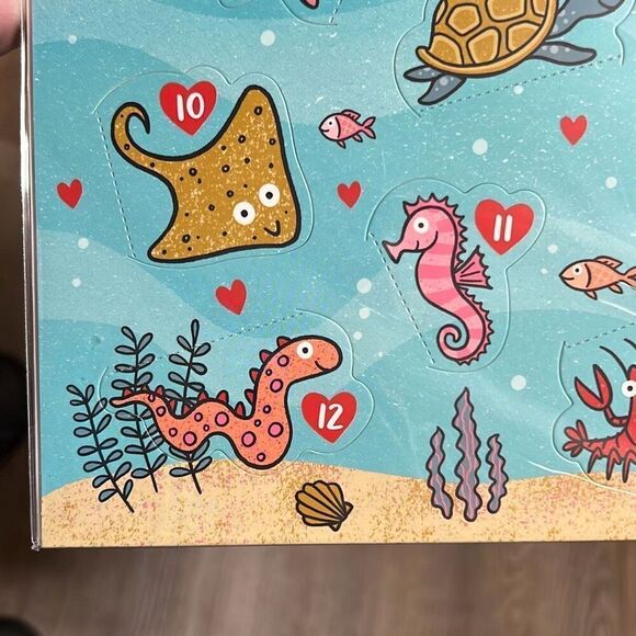 Valentine’s Advent Countdown Calendar Under The Sea Each Day Reveals Fun Message - Picture 4 of 11